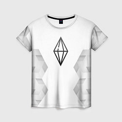 Футболка женская The Sims white poly, цвет: 3D-принт