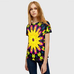 Футболка женская Звездный калейдоскоп, цвет: 3D-принт — фото 2