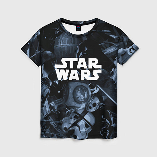 Женская футболка Star wars персонажи из звездных войн / 3D-принт – фото 1