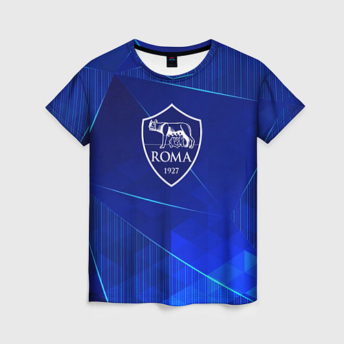 Женская футболка Roma blue poly / 3D-принт – фото 1