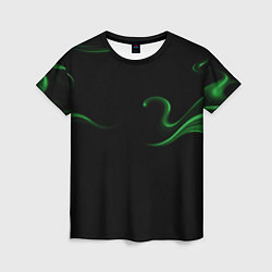 Футболка женская Color green abstraction, цвет: 3D-принт