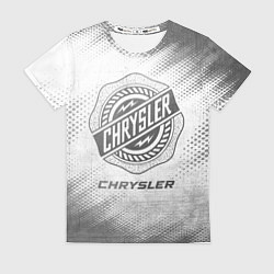 Футболка женская Chrysler - white gradient, цвет: 3D-принт