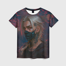 Футболка женская Мужчина в маске, цвет: 3D-принт