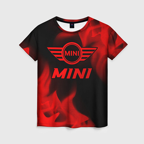 Женская футболка Mini - red gradient / 3D-принт – фото 1