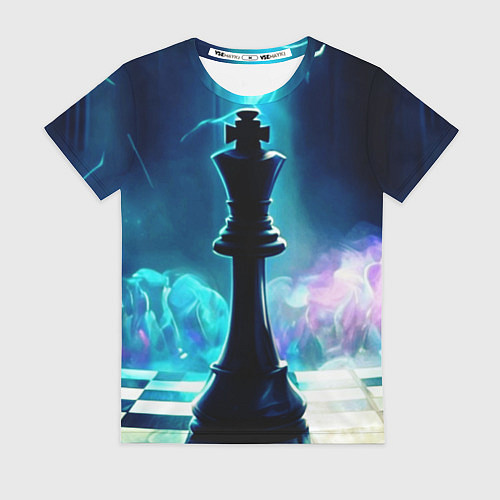 Женская футболка Дымовая партия / 3D-принт – фото 1