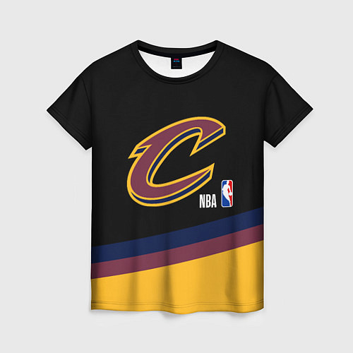 Женская футболка Cleveland Cavaliers NBA basketball / 3D-принт – фото 1