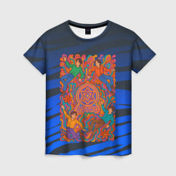 Женская футболка Astro психоделика