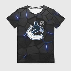 Футболка женская Ванкувер Кэнакс - НХЛ хоккей, цвет: 3D-принт