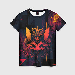 Женская футболка Магический лисёнок