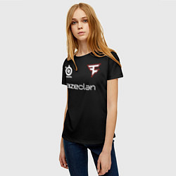 Футболка женская FaZe Clan - S1mple 007, цвет: 3D-принт — фото 2