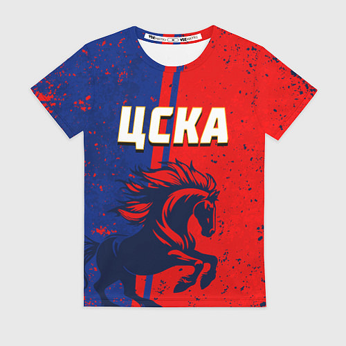 Женская футболка ФК ЦСКА 1911 / 3D-принт – фото 1