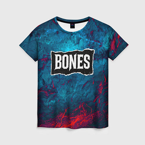 Женская футболка Логотип Bones / 3D-принт – фото 1