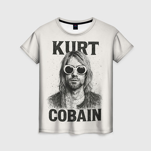 Женская футболка Kurt Cobain - grunge-art / 3D-принт – фото 1