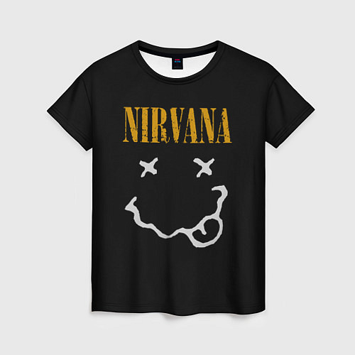 Женская футболка Nirvana rock music / 3D-принт – фото 1