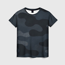 Женская футболка Текстурный камуфляж на ткани