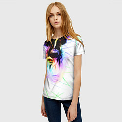 Футболка женская Аниме Токийский Гуль Канеки Кен, цвет: 3D-принт — фото 2