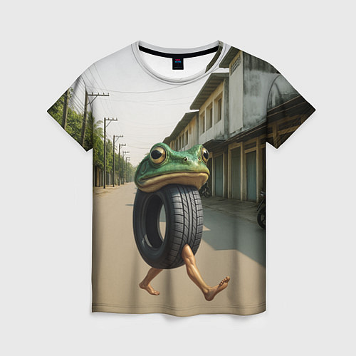 Женская футболка Бонека Амбалабу мем / 3D-принт – фото 1