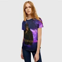 Футболка женская XXXTentacion - кулак, цвет: 3D-принт — фото 2