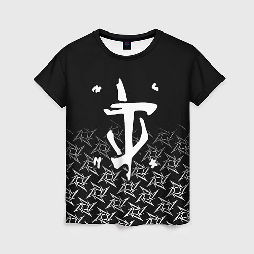 Женская футболка Doom ninja / 3D-принт – фото 1