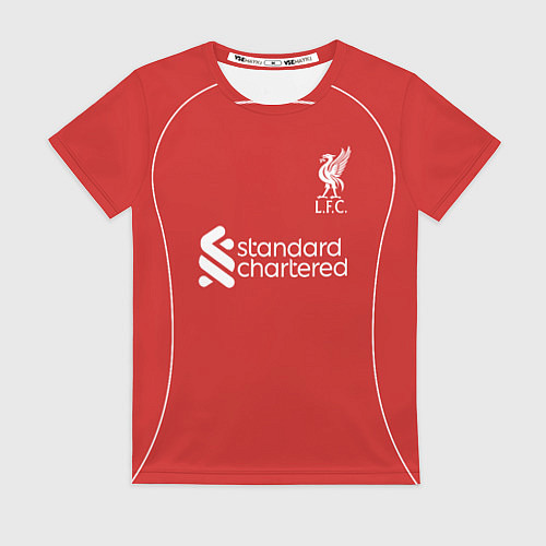 Женская футболка Диого Жота Ливерпуль домашняя форма / 3D-принт – фото 1