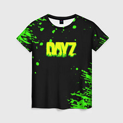 Футболка женская Dayz кислотное краски логотип, цвет: 3D-принт