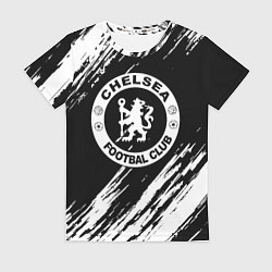 Футболка женская Chelsea краски текстура, цвет: 3D-принт