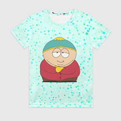 Женская футболка Эрик Картман довольный