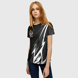 Футболка женская Российская империя - спортивный, цвет: 3D-принт — фото 2