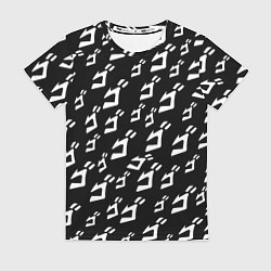 Футболка женская JoJo pattern, цвет: 3D-принт