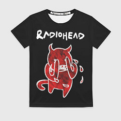 Футболка женская Radiohead red minotaur, цвет: 3D-принт