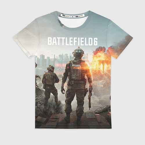 Женская футболка Битва за Бруклин из Battlefield 6 / 3D-принт – фото 1