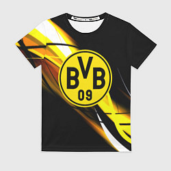 Женская футболка Borussia спортивная геометрия