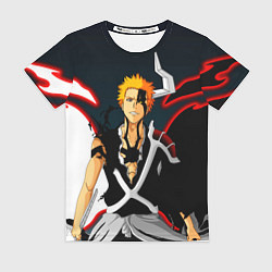 Женская футболка Ичиго Куросаки Блич