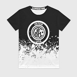 Футболка женская Inter краски, цвет: 3D-принт