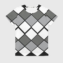 Футболка женская DeathCorridor pattern, цвет: 3D-принт