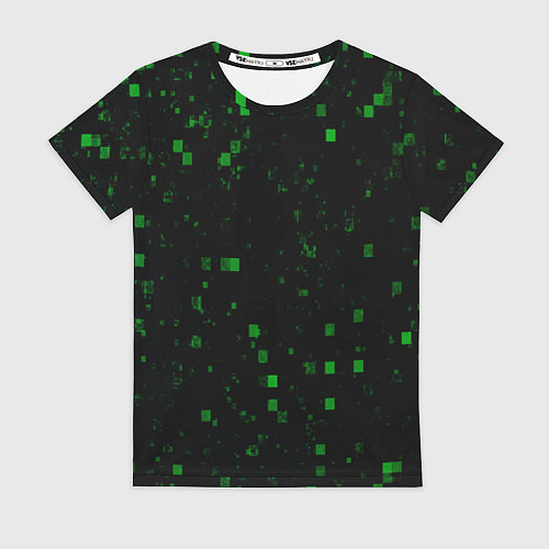 Женская футболка Color green khaki / 3D-принт – фото 1