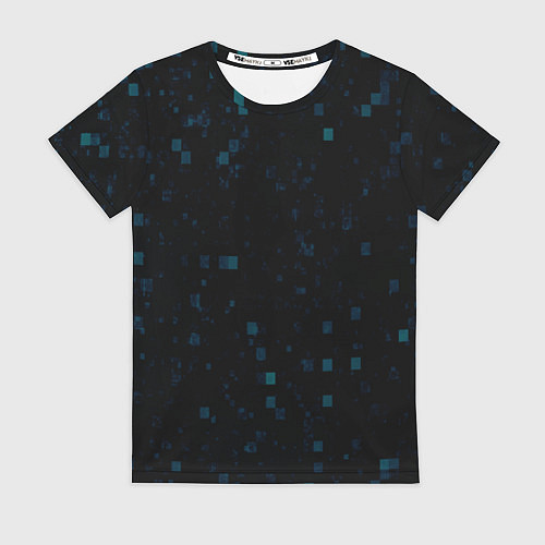 Женская футболка Color dark blue khaki / 3D-принт – фото 1
