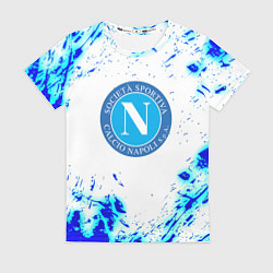 Футболка женская Наполи текстура краски, цвет: 3D-принт