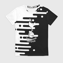 Футболка женская Тоттенхэм Хотспур геометрия, цвет: 3D-принт