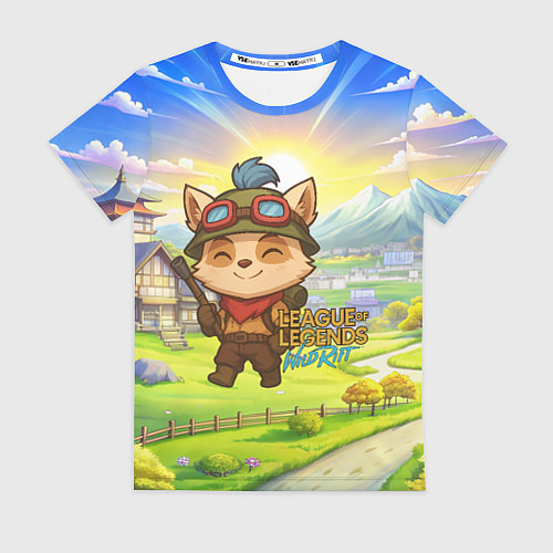 Женская футболка League of legends Тимо / 3D-принт – фото 1
