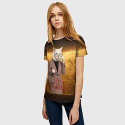 Футболка женская Дьявол носит Пурада пародия, цвет: 3D-принт — фото 2