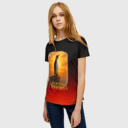 Футболка женская Король Пингвин пародия, цвет: 3D-принт — фото 2