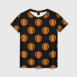 Женская футболка Manchester United Pattern