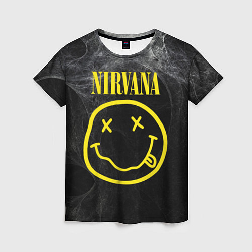 Женская футболка Nirvana Smoke / 3D-принт – фото 1