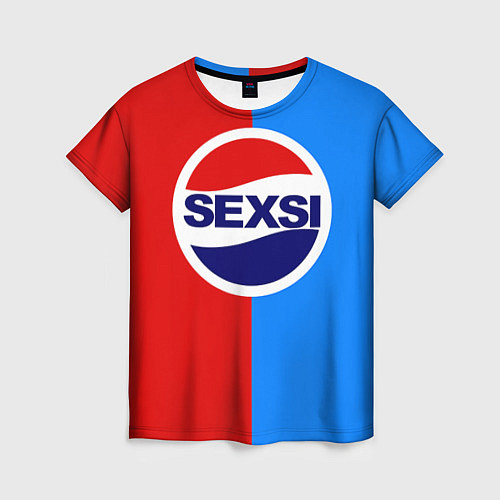 Женская футболка Sexsi Pepsi / 3D-принт – фото 1
