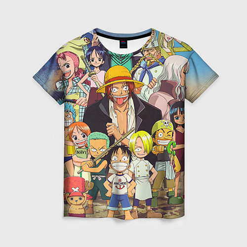 Женская футболка One Piece / 3D-принт – фото 1