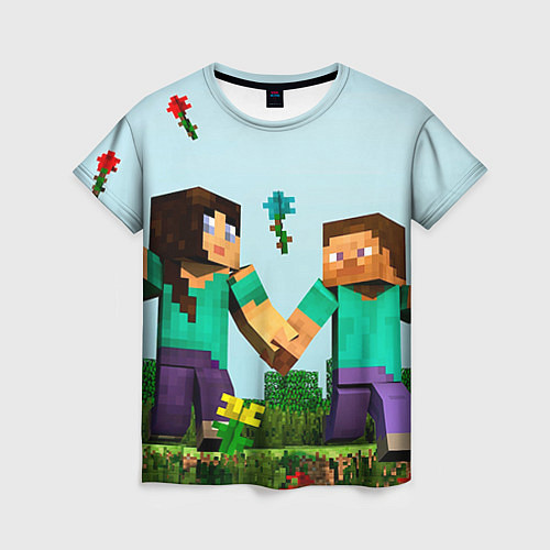 Женская футболка Minecraft Stories / 3D-принт – фото 1