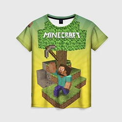 Женская футболка Minecraft Tree