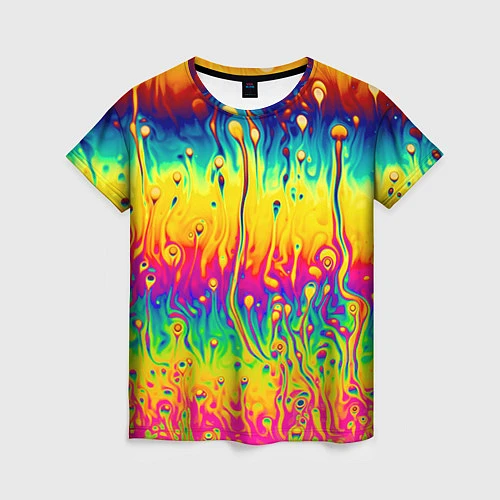 Женская футболка Tie dye / 3D-принт – фото 1