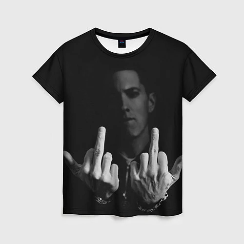 Женская футболка Eminem Fuck / 3D-принт – фото 1